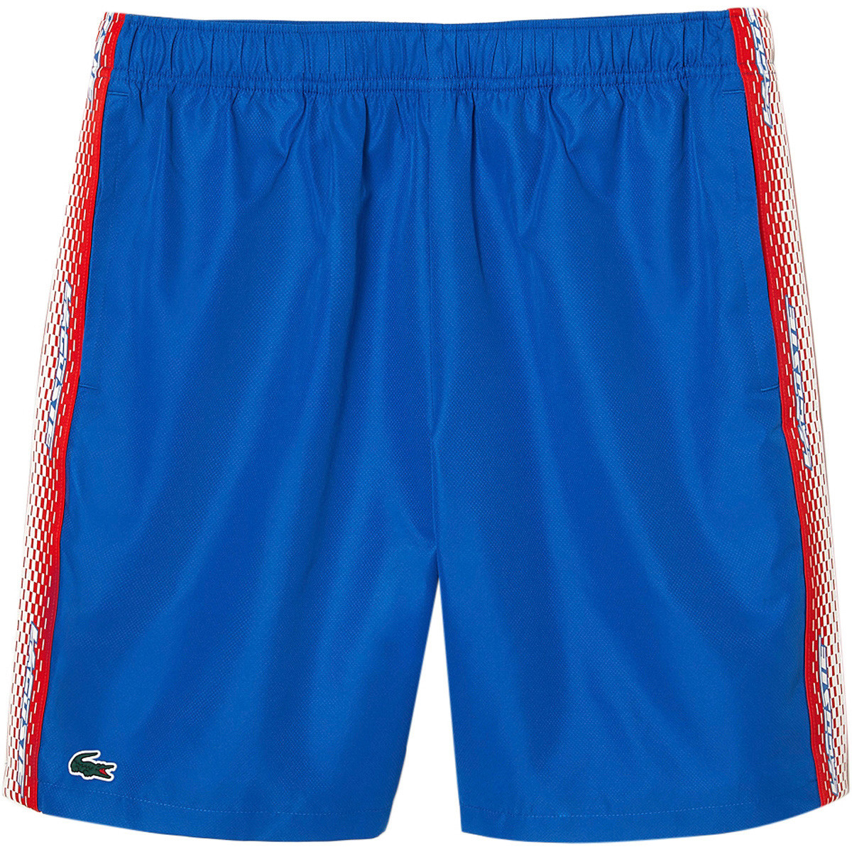 Short bleu shop lacoste