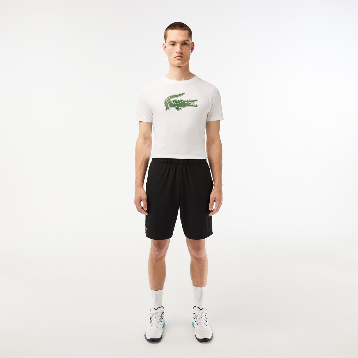 Grey lacoste shop shorts
