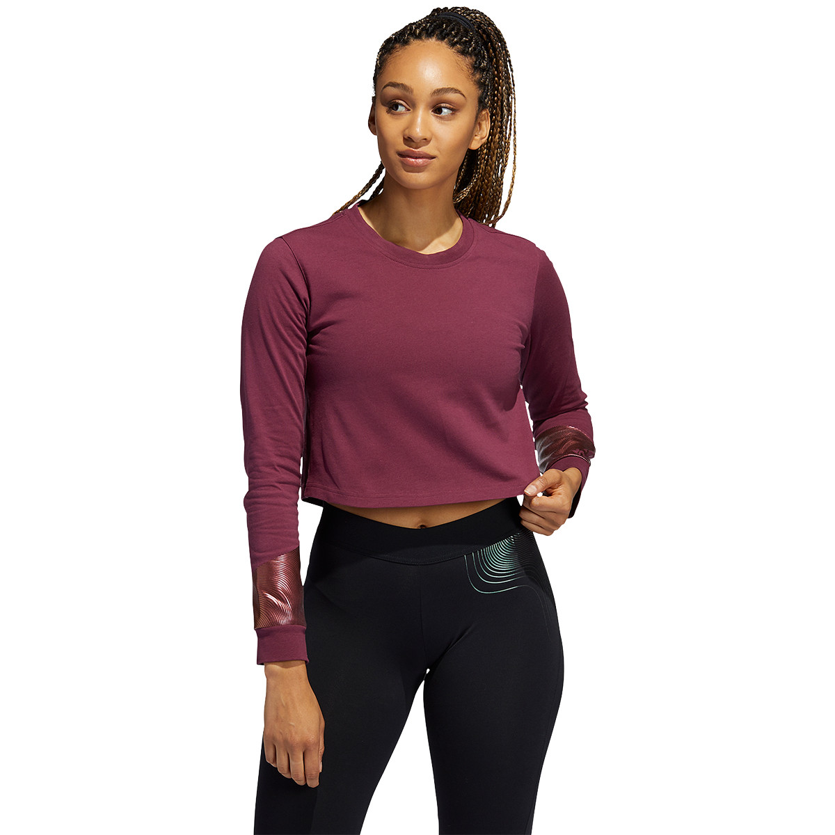 Crop top outlet adidas bordeaux