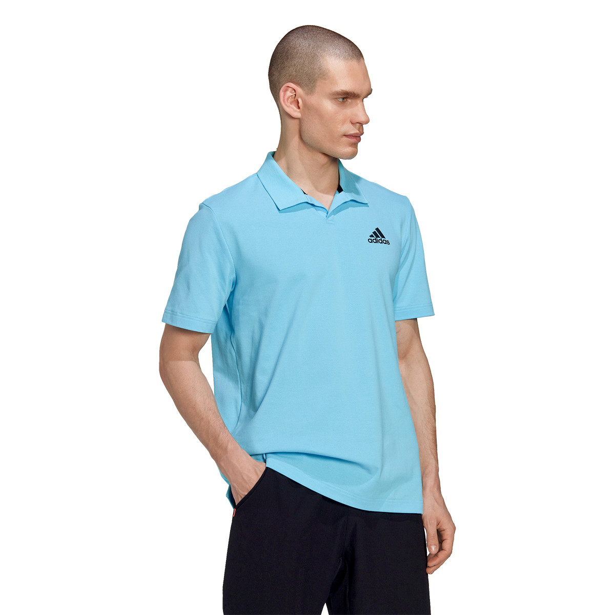 Polo hot sale adidas bleu