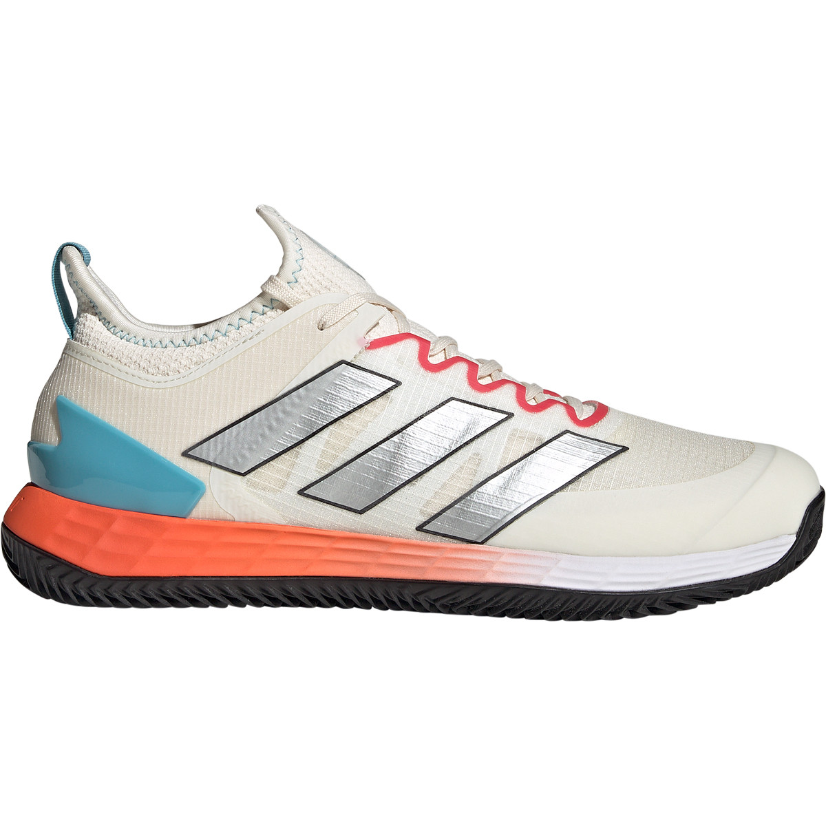 Adidas men's adizero ubersonic 2 deals tennis shoes white and active red