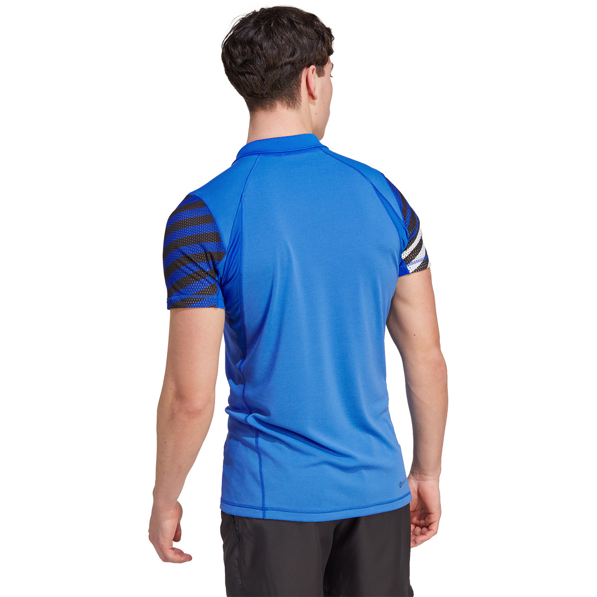 polo adidas bleu