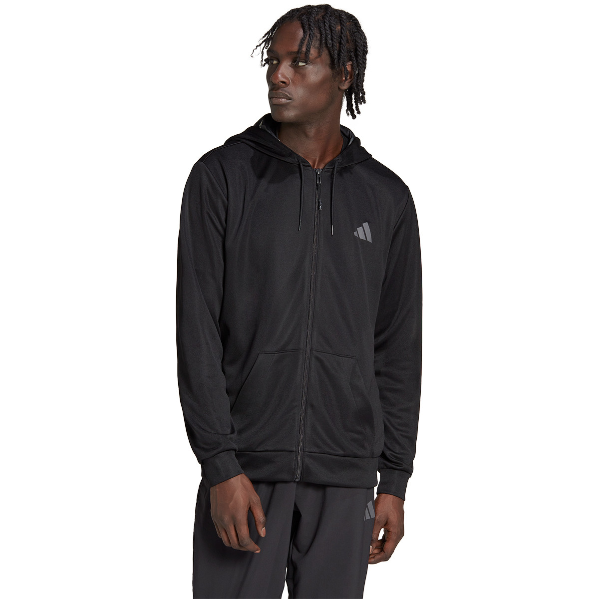 Veste adidas zippé deals homme