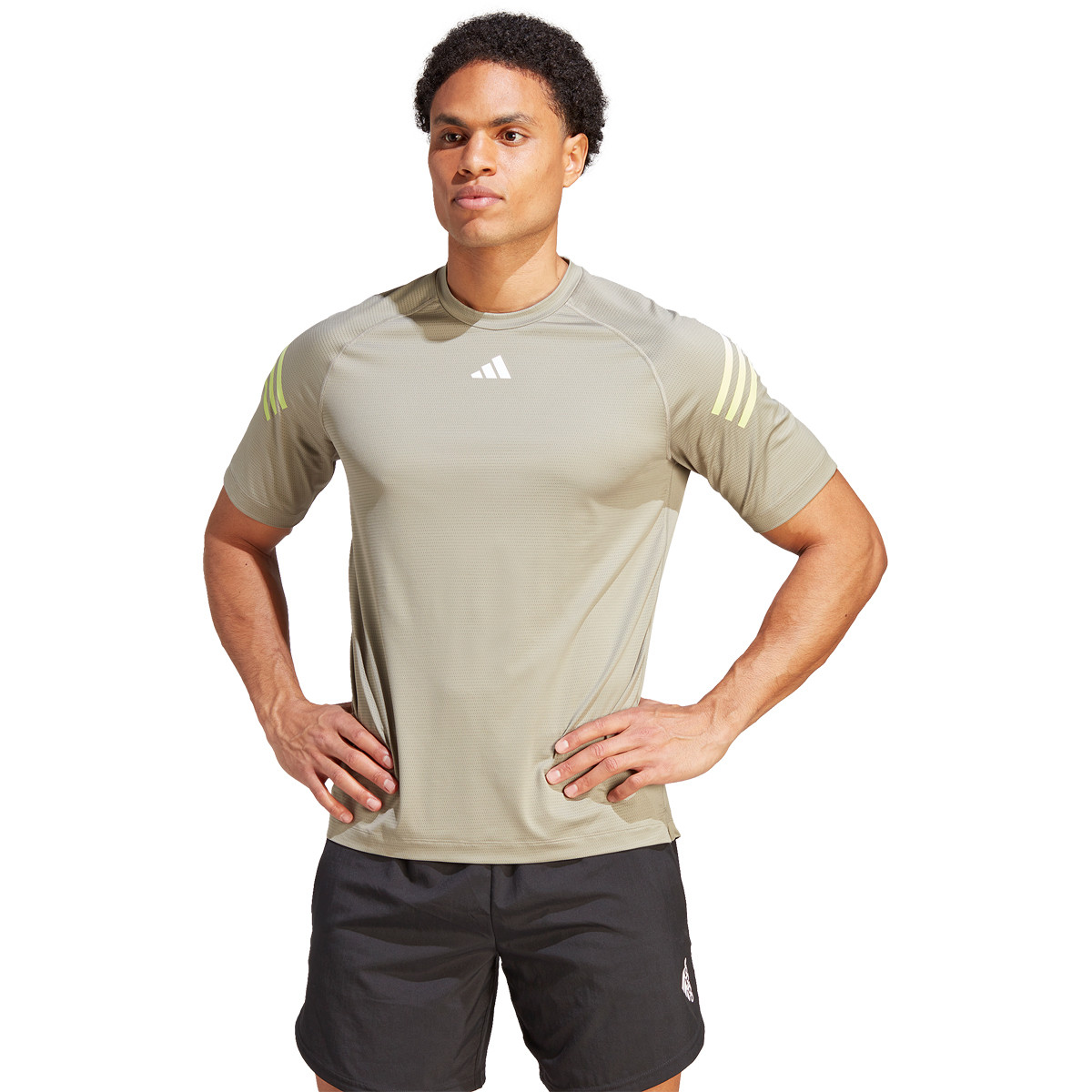 Adidas 3 stripes shirt heren deals