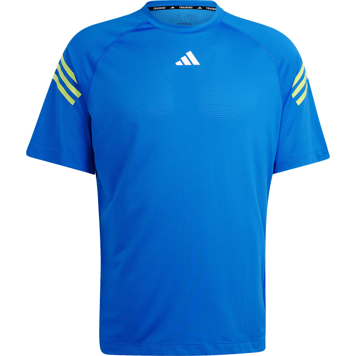 T shirt adidas best sale 3 stripes bleu