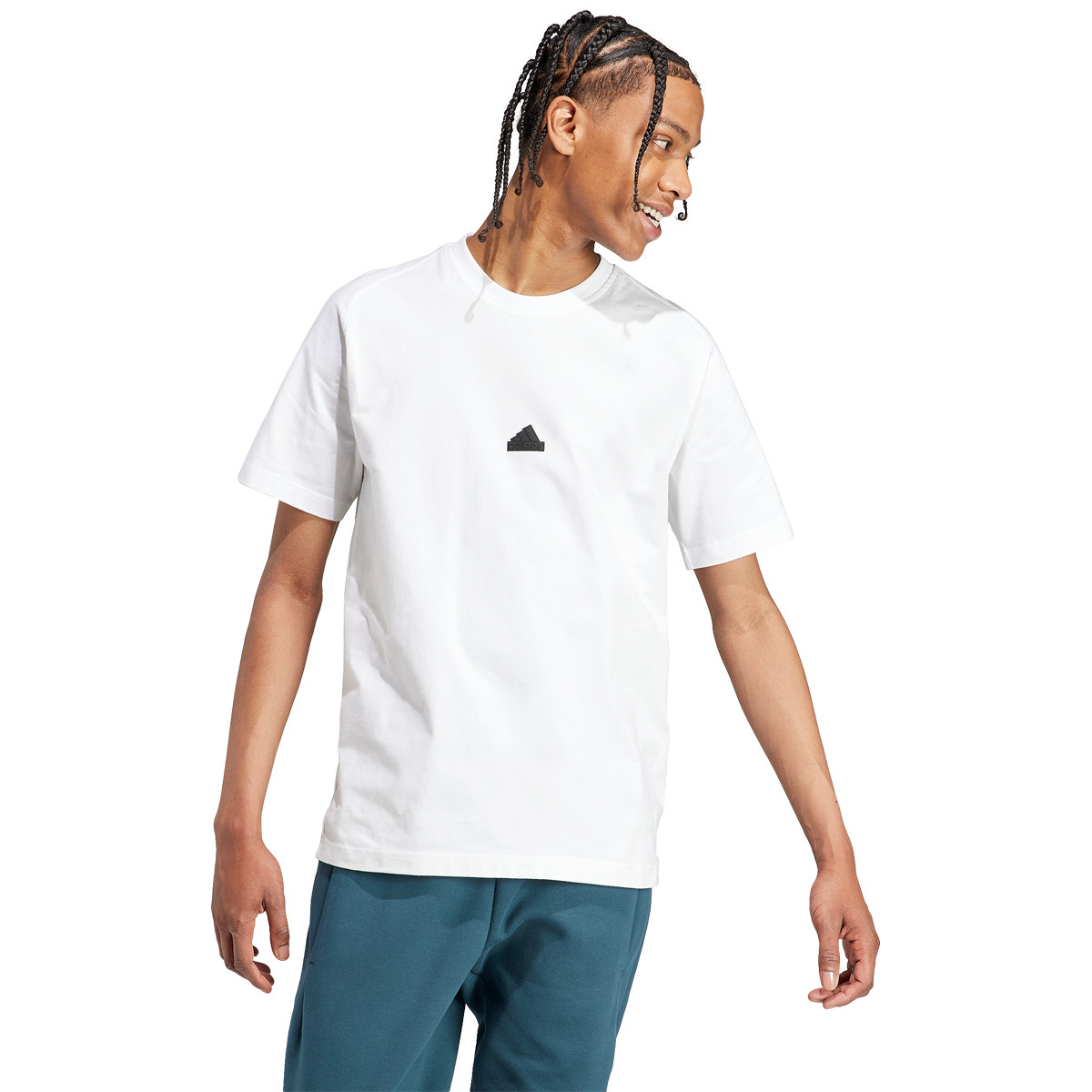 T shirt adidas original blanc discount
