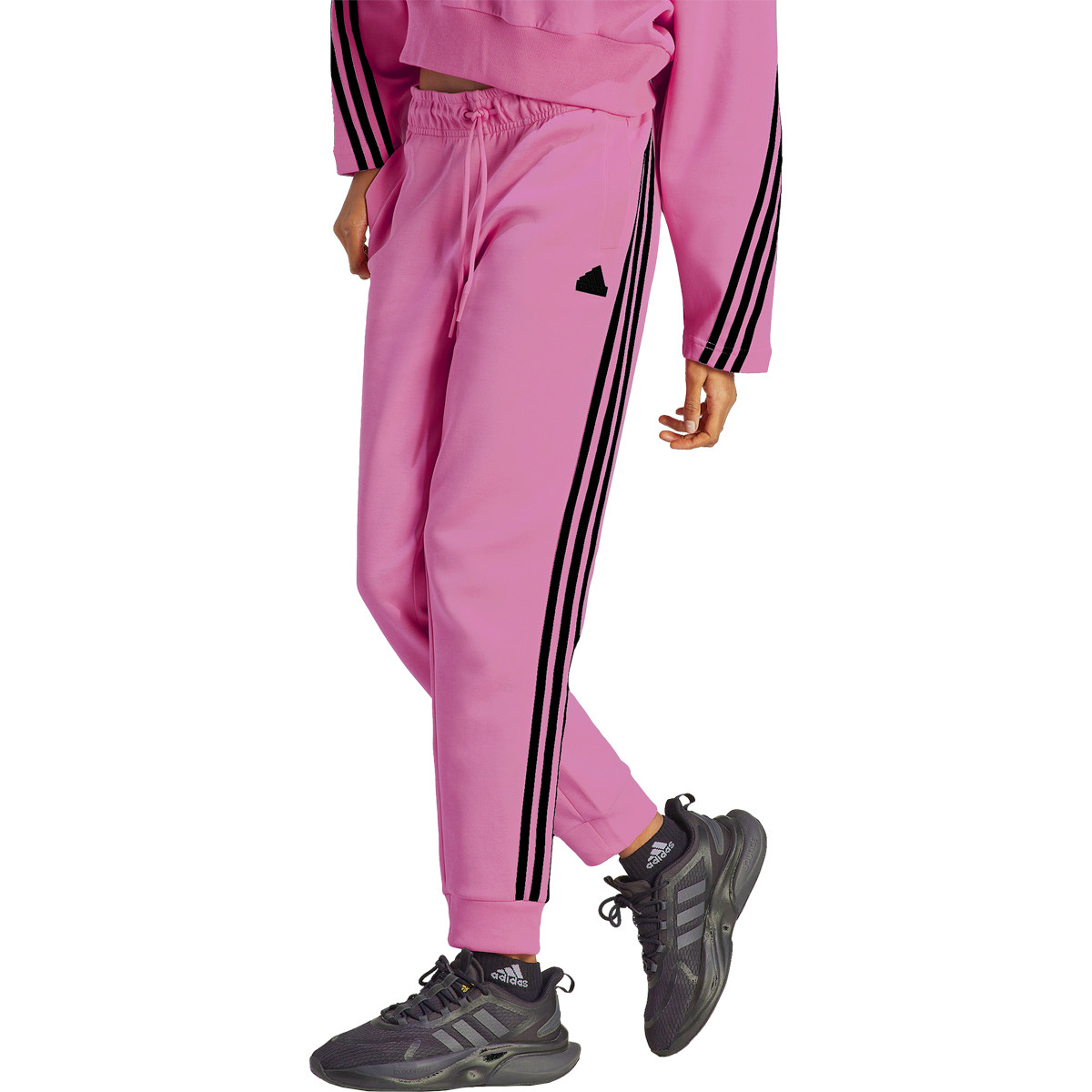 Pink adidas sweats best sale