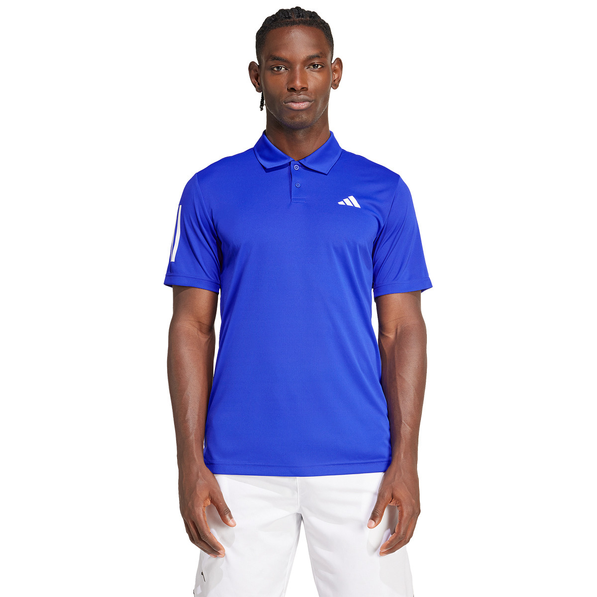 Adidas 3 stripe polo shirt mens on sale