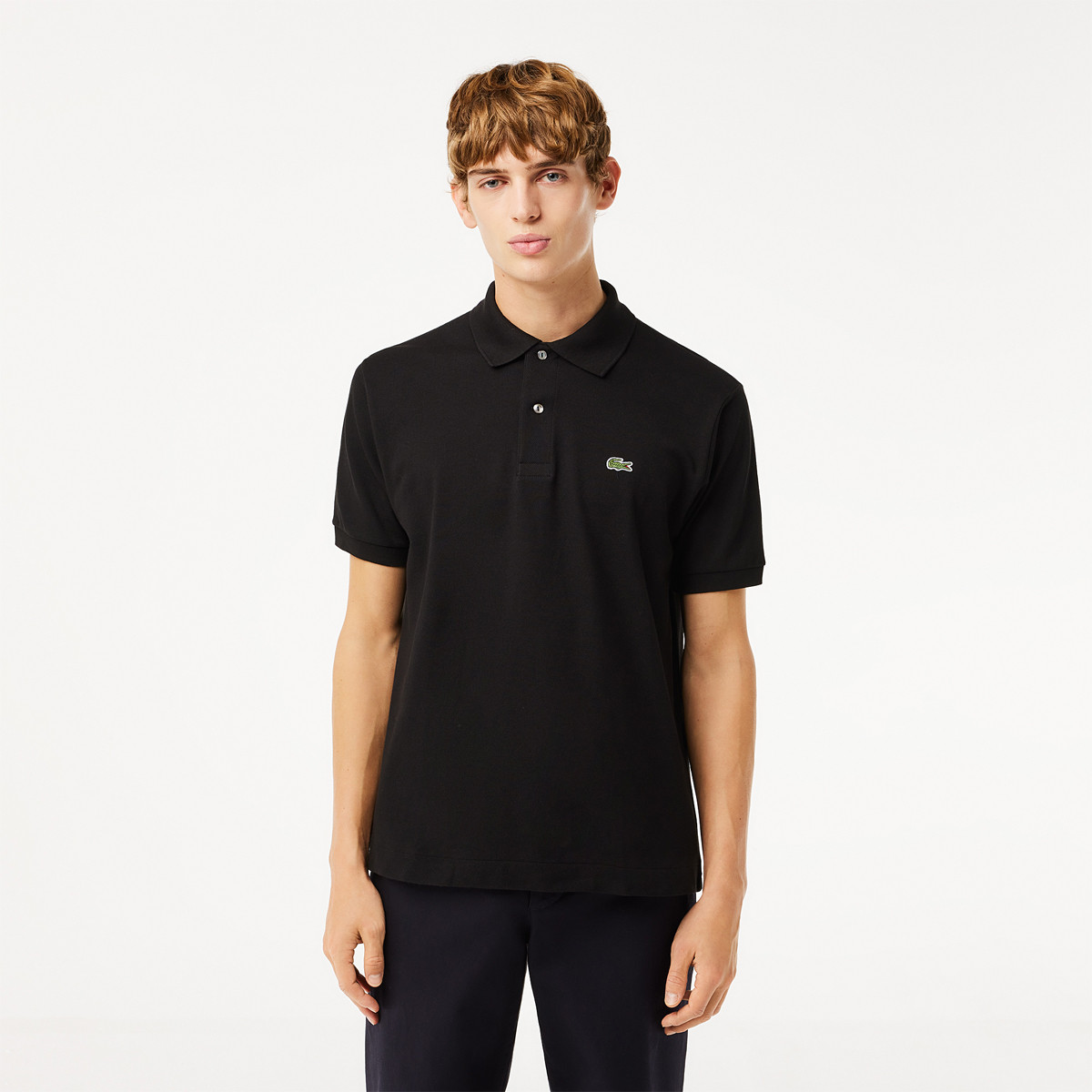 Lacoste polo noir discount