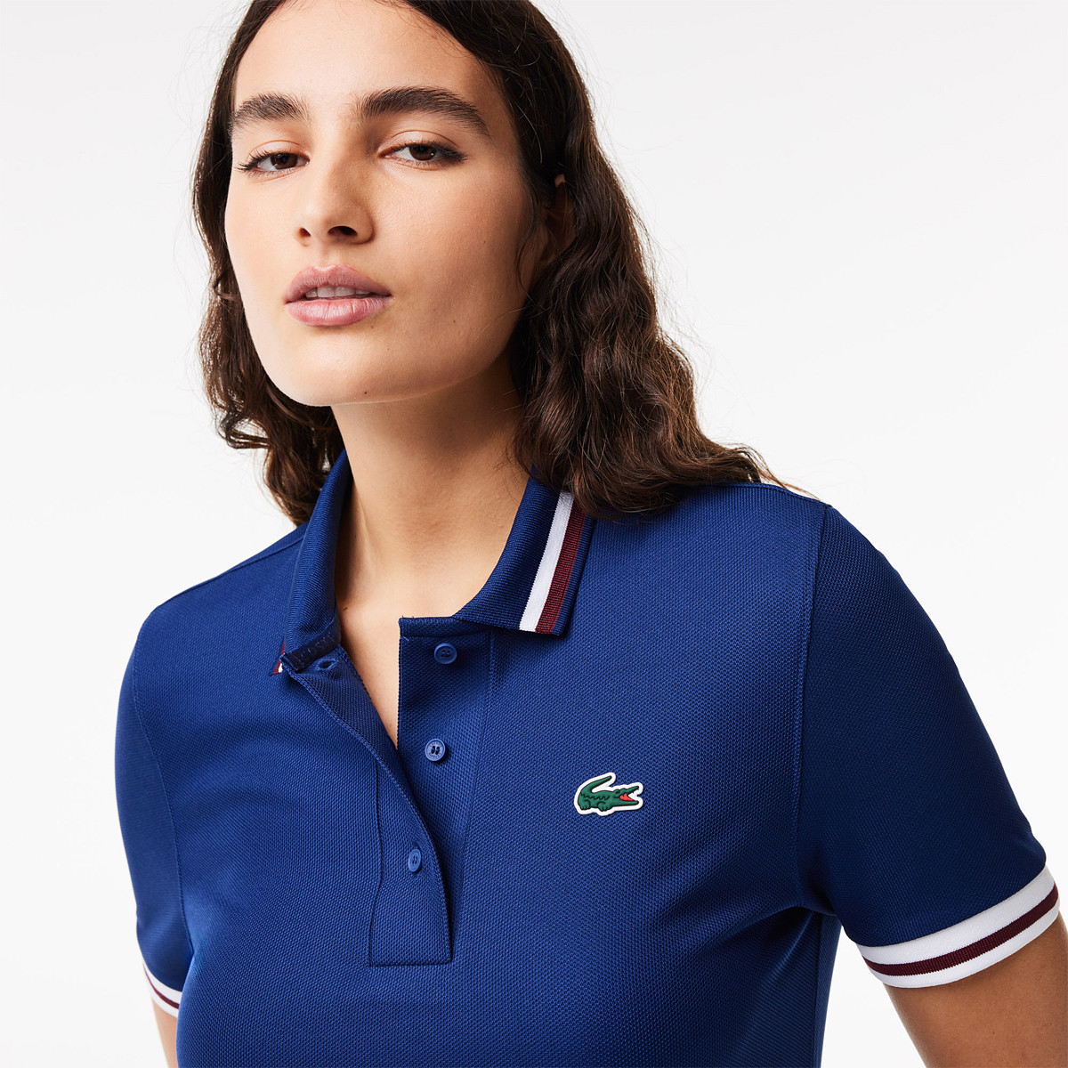 Polo bleu lacoste top