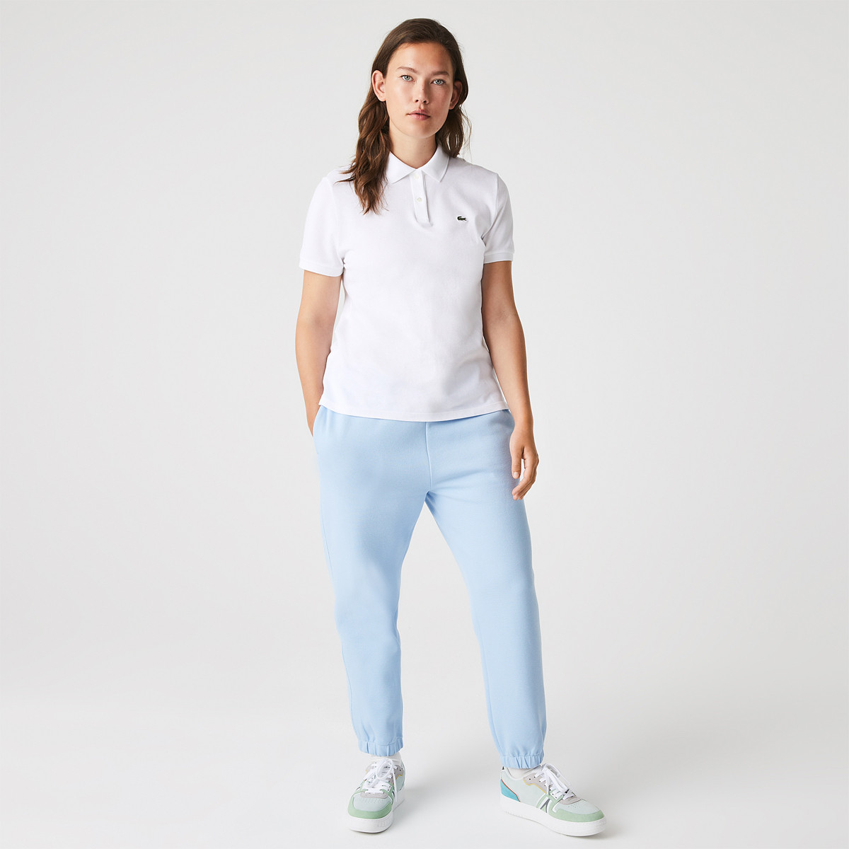 Lacoste white polo women's outlet