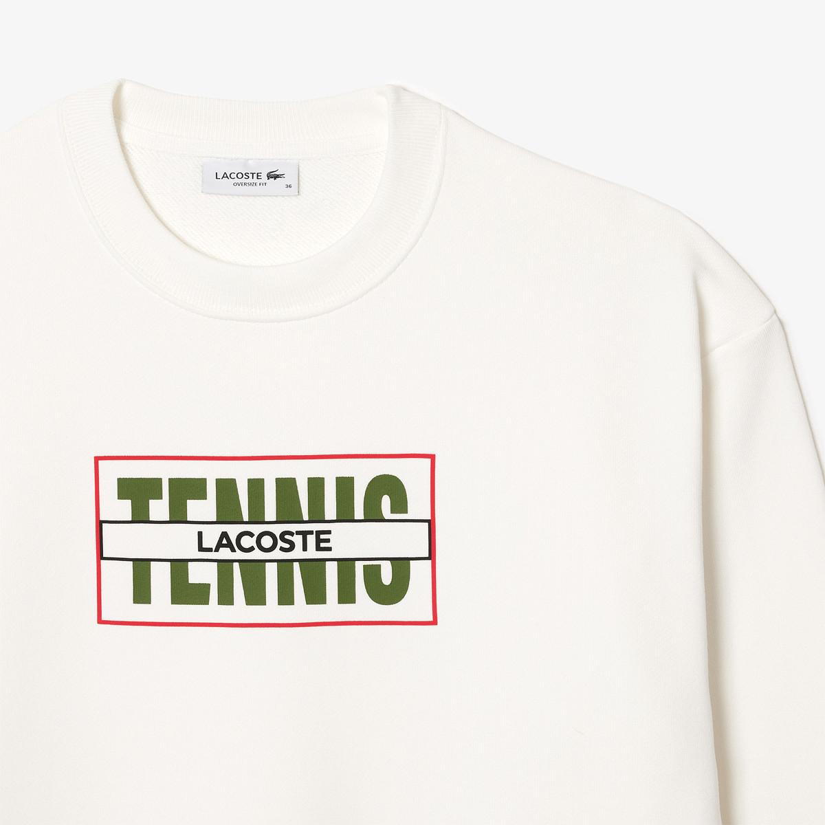 Lacoste top tennis sweatshirt