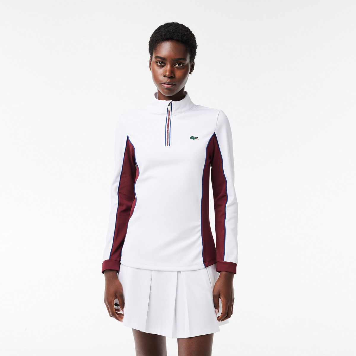 Lacoste women's zip hoodie 2025