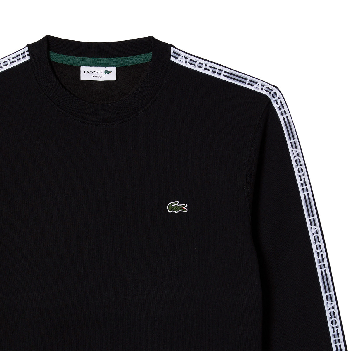Sweatshirt shop lacoste noir