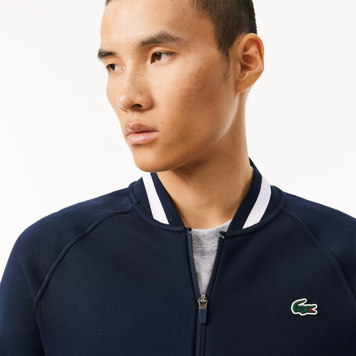 LACOSTE L!VE ジャケット NY購入 Lacoste L!ve 2010s Bomber Jacket Shiny Petrol – knudpeters