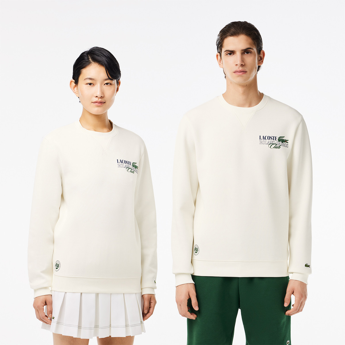 LACOSTE CLUB ROLAND GARROS SWEATSHIRT LACOSTE Women s Clothing Tennispro