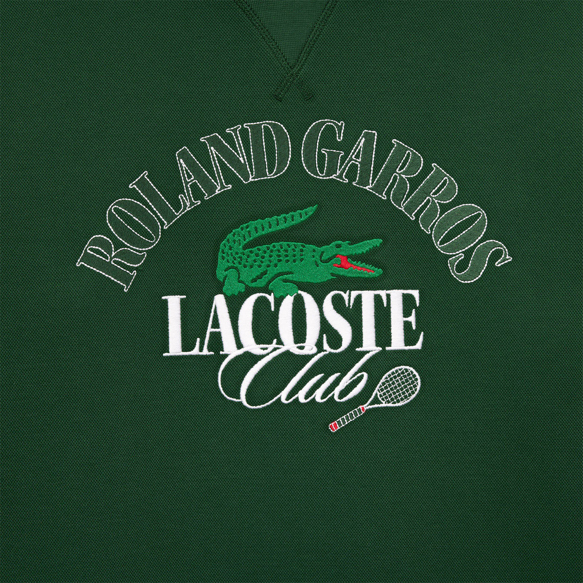 LACOSTE CLUB ROLAND GARROS HOODIE LACOSTE Women s Clothing Tennispro