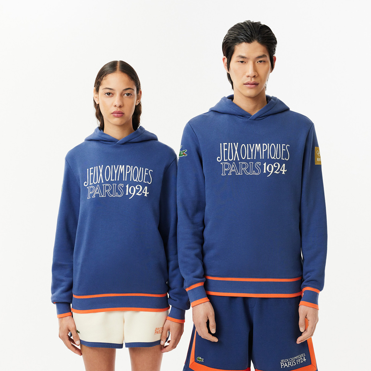 Lacoste wordmark poly zip through hoodie clearance