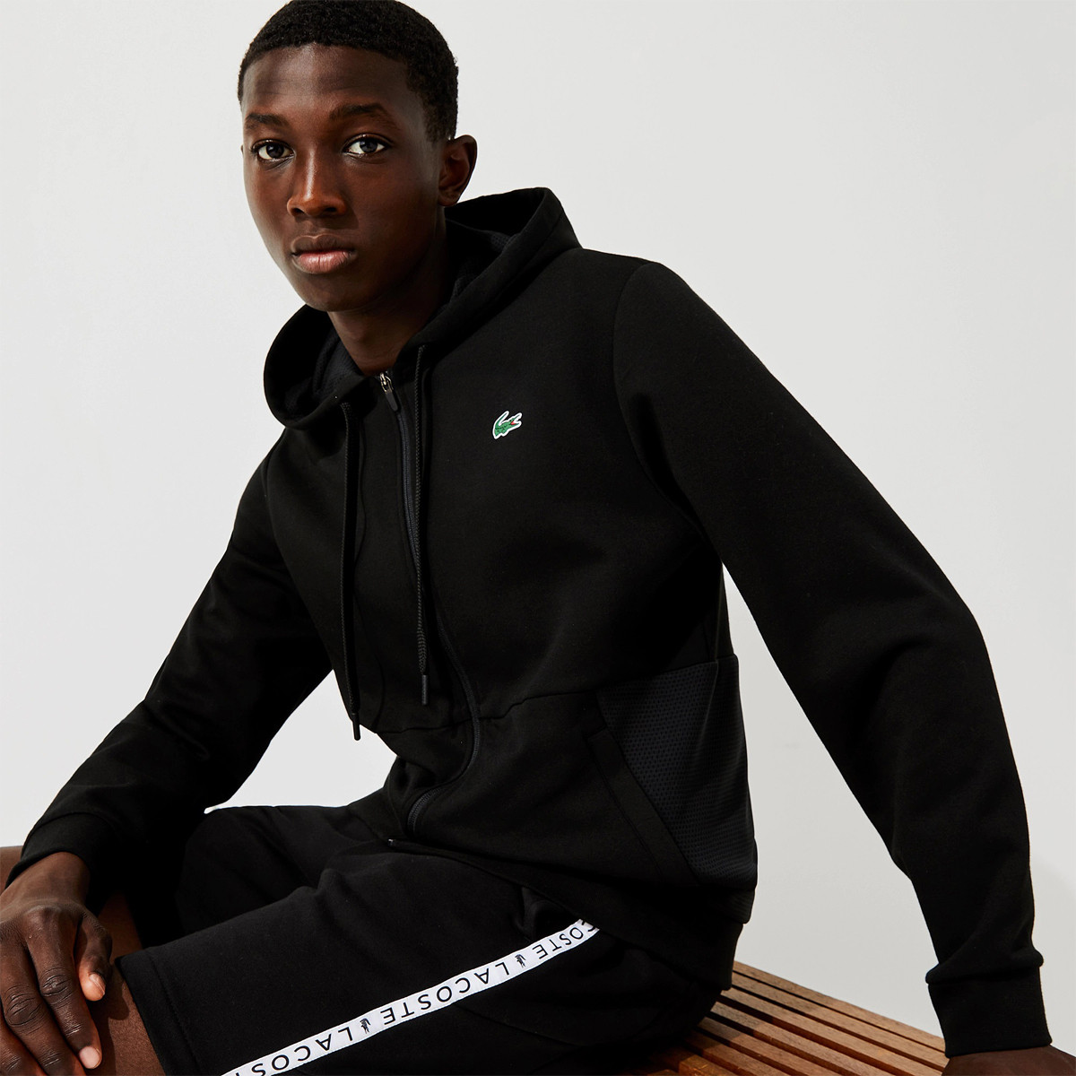 Lacoste outlet hooded tracksuit