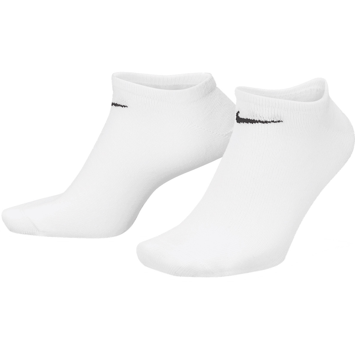 Women's nike no show black socks top
