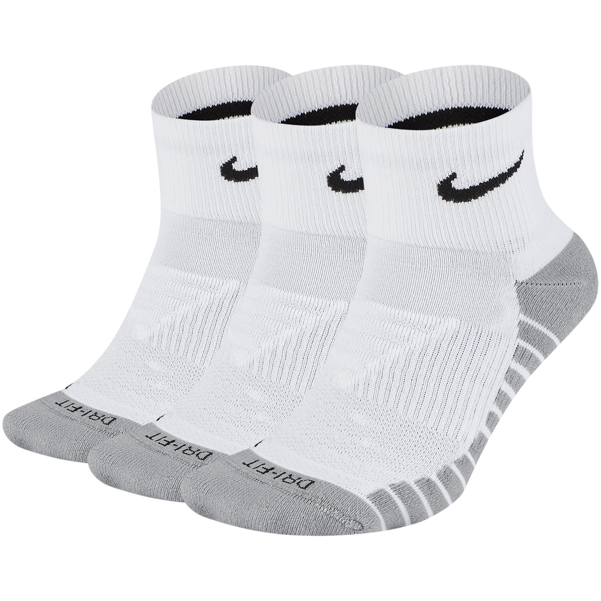 nike dri fit quarter socks