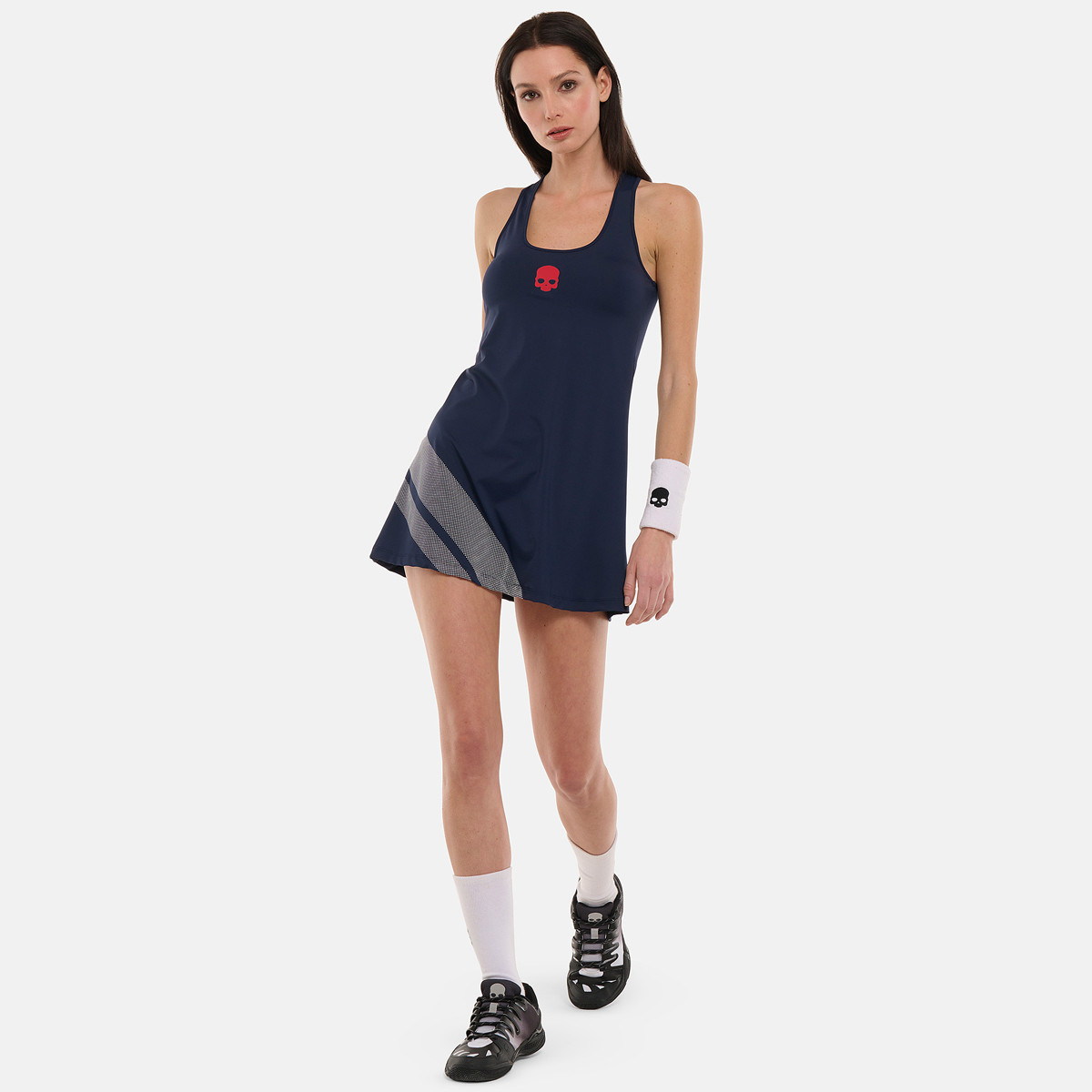 HYDROGEN SPORT STRIPES TECH DRESS HYDROGEN Women s Clothing Tennispro