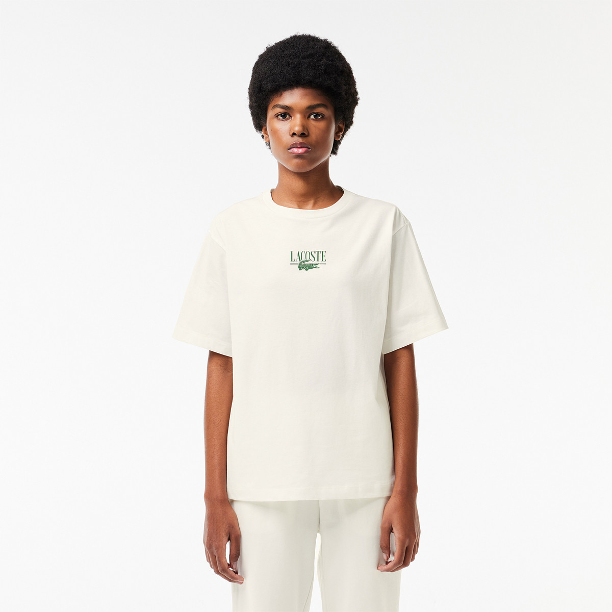 ★LACOSTE★ Women's Training Basic T-Shirt White TF9246-54G0 LACOSTE WOMEN'S CORE PERFORMANCE TANK TOP - LACOSTE