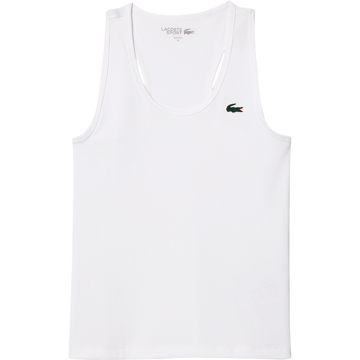 ★LACOSTE★ Women's Training Basic T-Shirt White TF9246-54G0 LACOSTE WOMEN'S CORE PERFORMANCE TANK TOP - LACOSTE