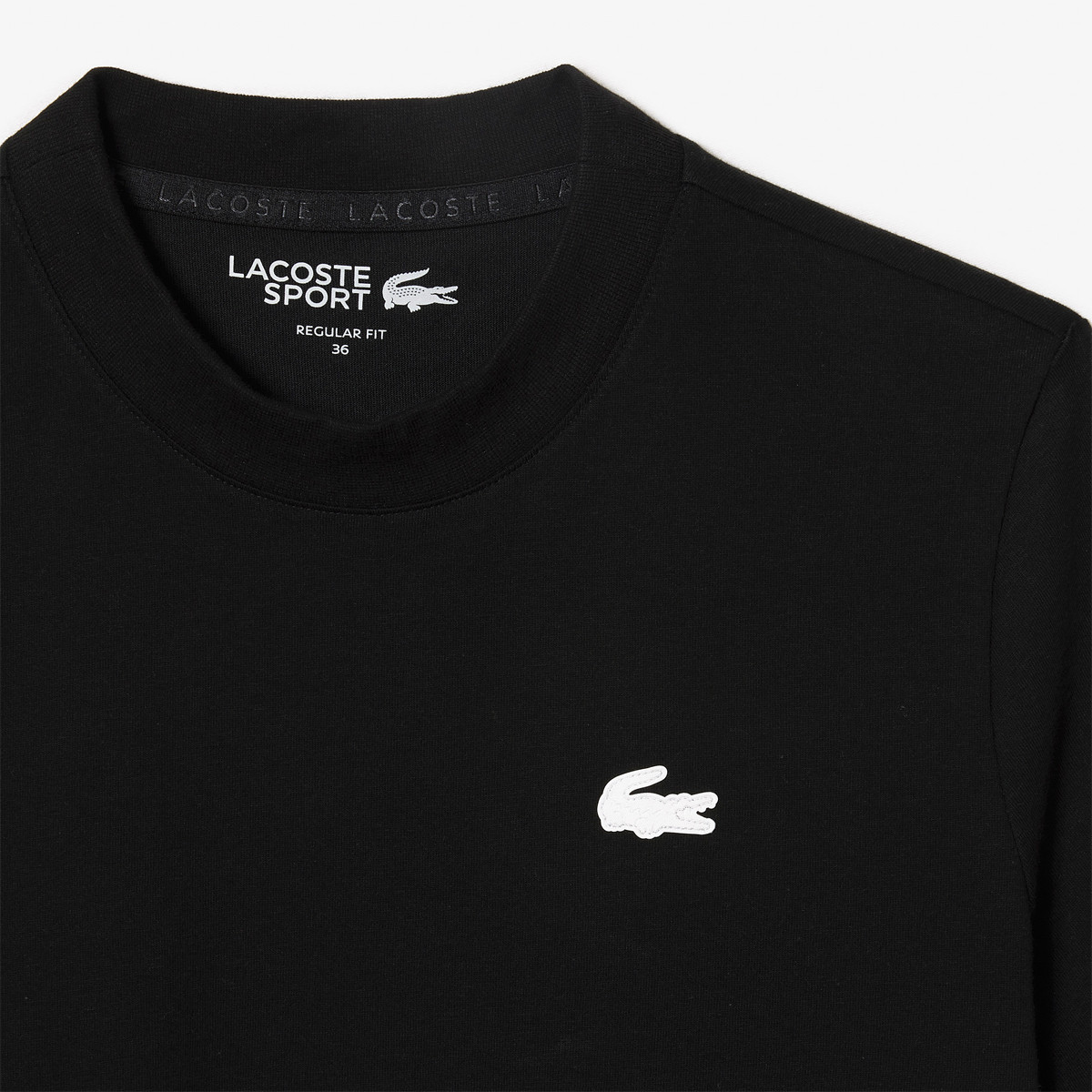Tee shirt lacoste noir femme new arrivals