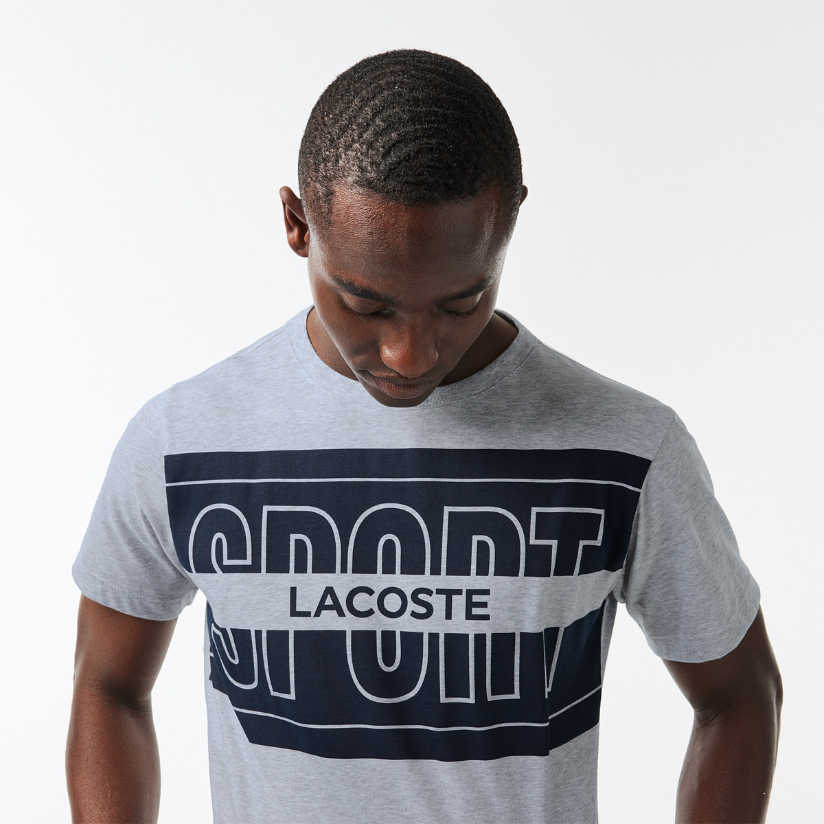 LACOSTE TRAINING CORE PERFORMANCE PRINTED T SHIRT LACOSTE Men s Clothing Tennispro
