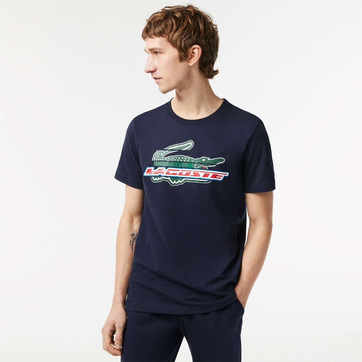 LACOSTE TRAINING CORE PERFORMANCE T SHIRT LACOSTE Men s Clothing Tennispro