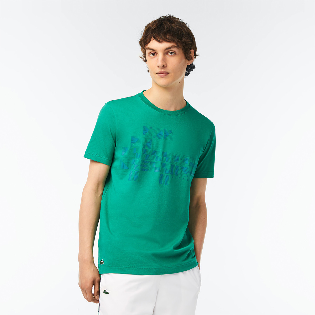 T shirt sale lacoste vert