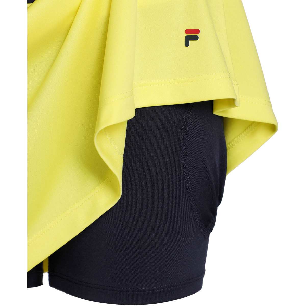 Yellow fila crop top online