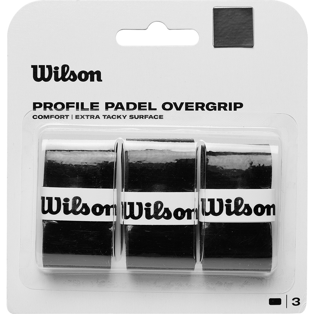 3 WILSON PROFILE PADEL OVERGRIPS