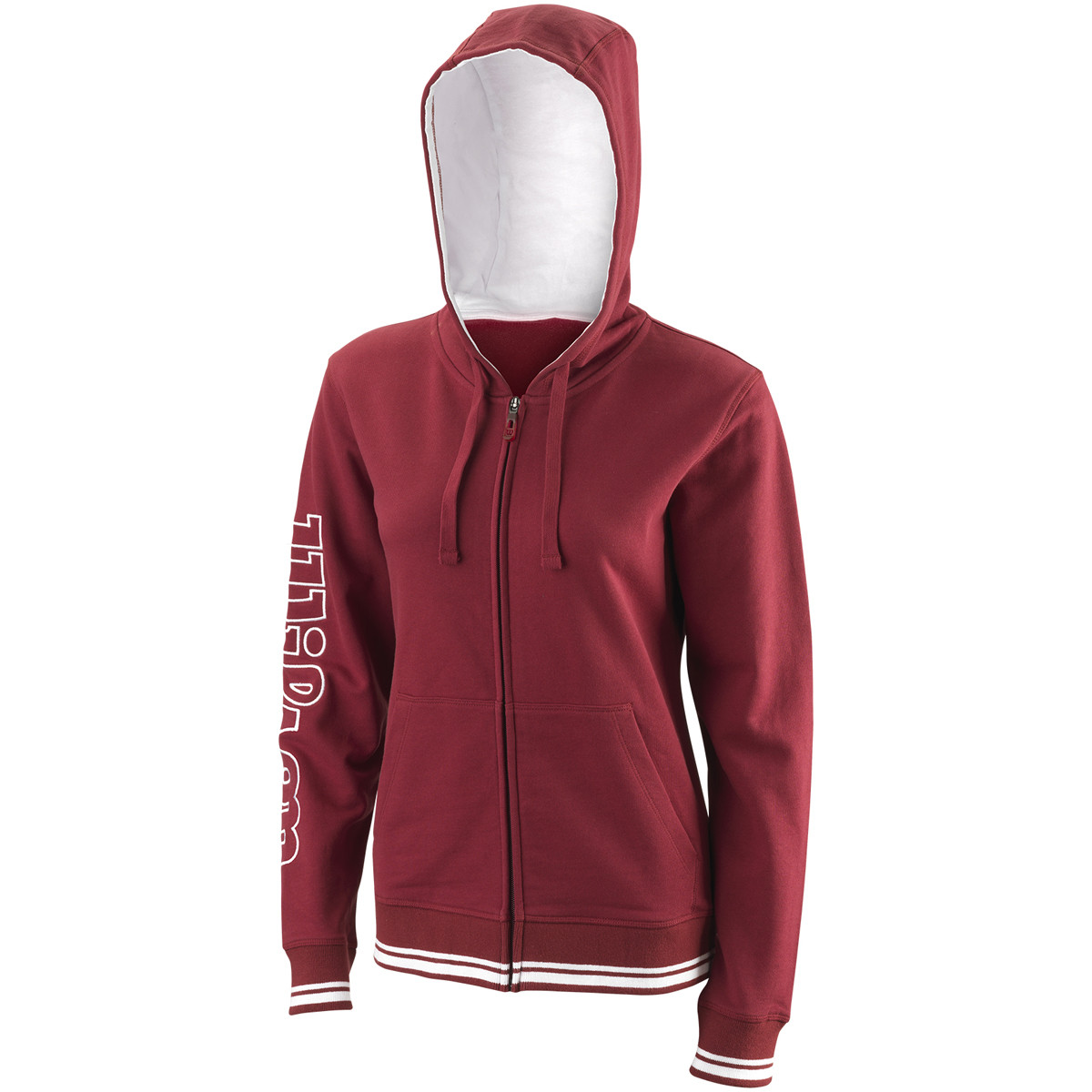 WOMEN S WILSON TEAM 2 ZIP HOODIE WILSON Women s Clothing Tennispro