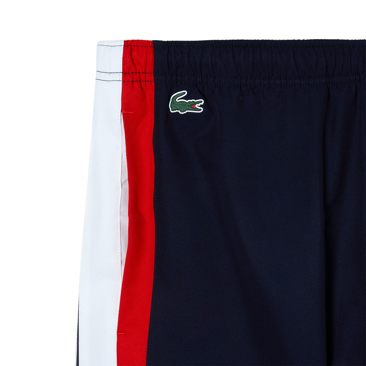 Short lacoste sales homme rouge