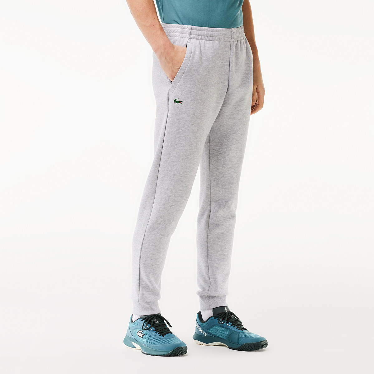 Lacoste jogging gris homme best sale