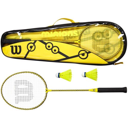 KIT  MINIONS BADMINTON RACQUET 