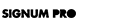 Signum pro -